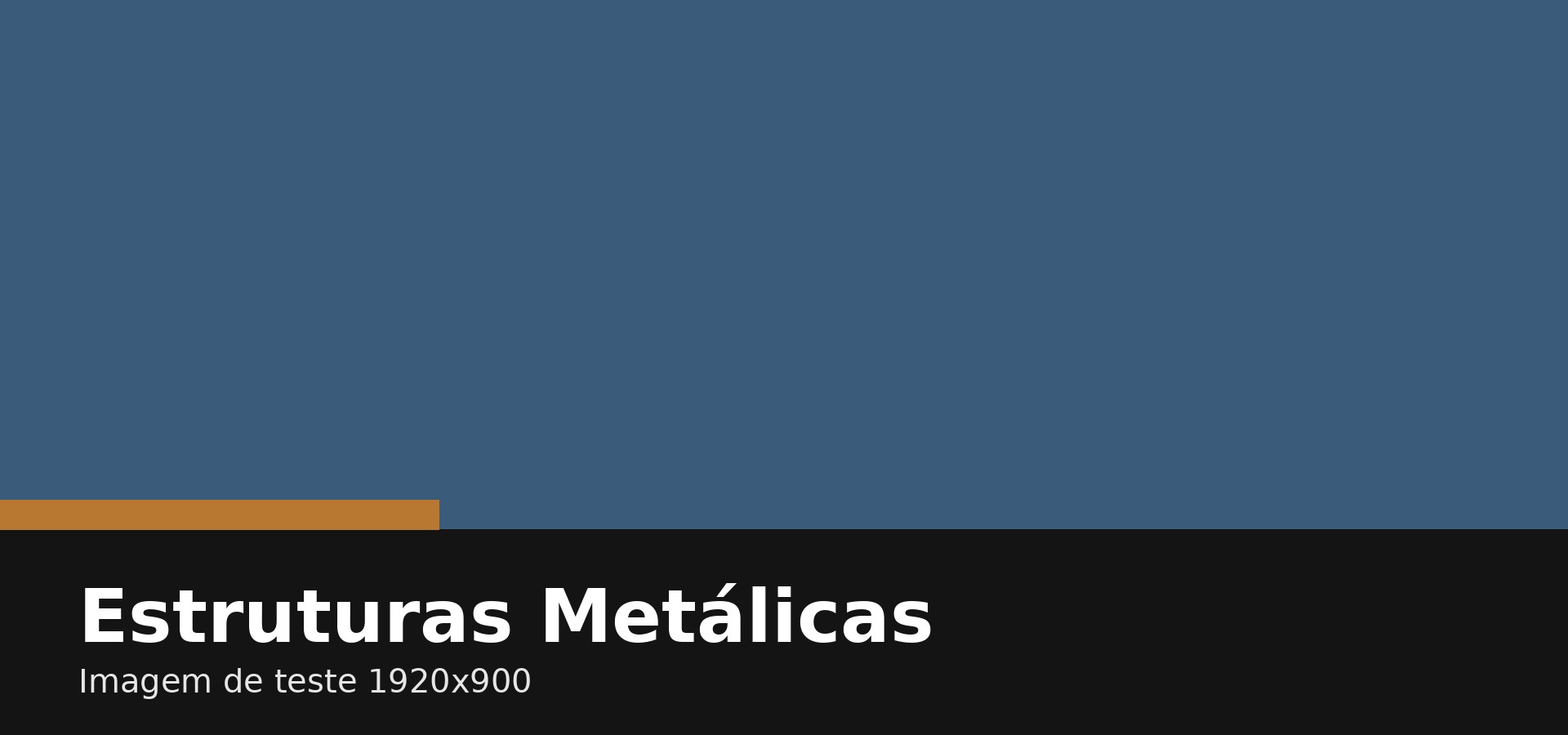 Estruturas Metálicas